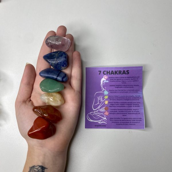 Kit Cristais 7 Chakras