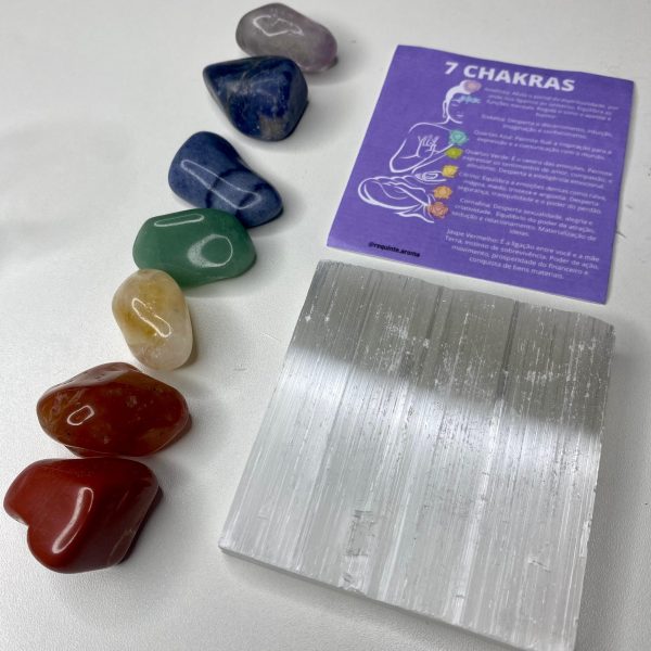 Kit Cristais Rolados 7 Chakras - Image 2