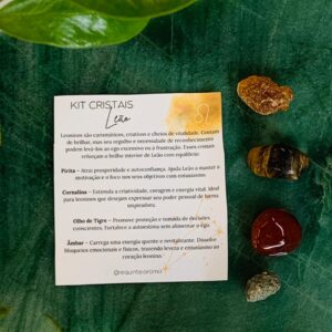 Kit Pedras dos Signos Leão