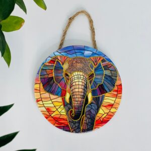 Mandala Peça Única - Elefante