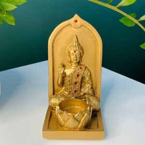 Incensário Buda - Dourado